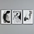 Modern Abstract Picture Frame Set 3D model small image 3