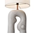 Artist-Inspired Ceramic Table Lamp 3D model small image 2