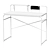 Foreman 98x48 Black Writing Desk 3D model small image 2