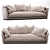 Modern Comfort Noonu Sofa Design 3D model small image 2