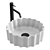 Melisa Glossy White Sink Bowl 3D model small image 1