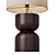 Lastra Dark Brown Artistic Lamp 3D model small image 2