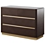  Sleek Sloane Dresser by Hamilton Conte 3D model small image 1