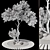 Urban Garden Bench Tree Collection 3D model small image 7