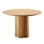 Modern Round Dining Table 120cm 3D model small image 1