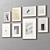 Modern Picture Frames Set Bundle 3D model small image 2