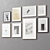 Modern Picture Frames Set Bundle 3D model small image 5