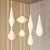 Elegant Mayu Pendant Lamps 3D model small image 6