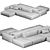 Modular Neowall Lounge Sofa N2 3D model small image 5