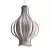 Designer Onion Chandelier 45cm 3D model small image 1