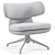 Molteni Piccadilly Swivel Armchair 3D model small image 5