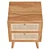 Japandi Rattan Nightstand with Drawers 3D model small image 3