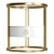 Elegant White Marble Gold Nightstand 3D model small image 2