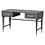 Modern Talia Desk, Sleek Design 3D model small image 1