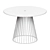 Karla Round Marble Dining Table 3D model small image 2