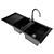 Sleek Ceramic Sink by Villeroy 3D model small image 2