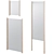 Sleek design mirrors by Bolia 3D model small image 1