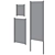 Sleek design mirrors by Bolia 3D model small image 4