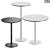 Alfiere Circle Pedestal Stands 3D model small image 1