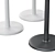 Alfiere Circle Pedestal Stands 3D model small image 3