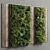 Wooden Frame 53 Plant Wall 3D model small image 2