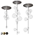 Iona Line Ceiling Lamps Array 3D model small image 3