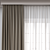 Dual Render Curtain Model: 81202 Polys, 84321 Verts 3D model small image 3