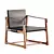 Sleek NORDEN Armchair Model 3D model small image 2