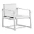 Sleek NORDEN Armchair Model 3D model small image 5