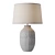 Ethnic Motif Ceramic Table Lamp 3D model small image 1