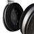 Premium Audio Headphone Set with Stand 3D model small image 5