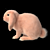 Rust Bunny Model Figurine 3D model small image 3