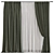  Folded Curtain Model 3D model small image 1