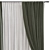  Folded Curtain Model 3D model small image 3