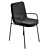 Modern Dark Grey Chair - Giulia 3D model small image 1