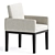 Jake Upholstered Armchair Dining Elegance 3D model small image 2