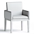 Jake Upholstered Armchair Dining Elegance 3D model small image 3