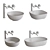 Ceramica Nova Washbasins Collection 3D model small image 5