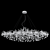 Reina V2 Art Deco Chandelier 3D model small image 3