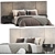 Modern Sorento Bedroom Furnishing 3D model small image 1