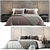 Modern Sorento Bedroom Furnishing 3D model small image 3