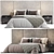 Modern Sorento Bedroom Furnishing 3D model small image 4