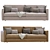 Harris Sofa Modern Design Unique 3D model small image 1