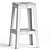 Sleek Timber Tuck Bar Stool 3D model small image 3