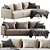 Modern Corner Archi Sofa Set 3D model small image 1