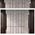 Elegant Wood Fabric Mirror Panels 3D model small image 2