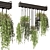 Metal Box Hanging Plants Set 3D model small image 1