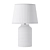 Dip Dye White Navy Tablelamp 3D model small image 3