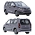 Toyota Proace City Verso 2023 Archive 3D model small image 1