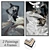 Gallery Wall Art Set with Frames 3D model small image 1